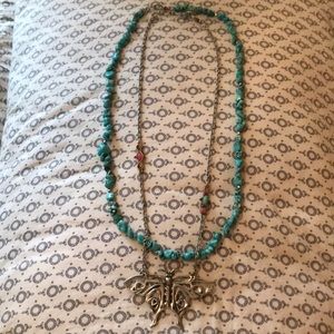 lucky brand double necklace
